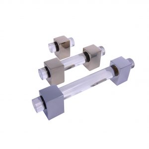 3045 - Lucite Pulls 3/4'' With Long Cubes