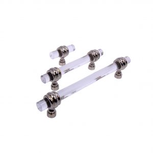 3043 - Lucite Pulls 1/2'' With Barrel Rings
