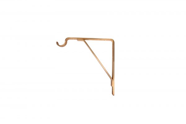 71885 -Custom shelf bracket 12" x 12" with loop for 1-1/4" tubing.