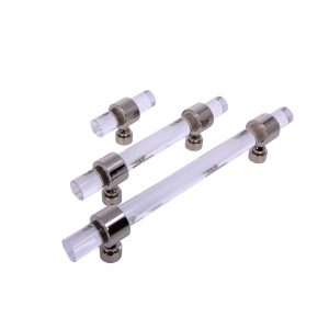 3047 - Lucite Pulls 1/2'' With Plain Rings