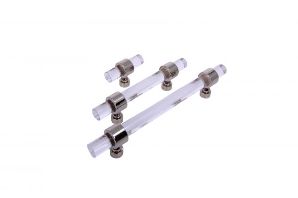 3047 - Lucite Pulls 1/2'' With Plain Rings