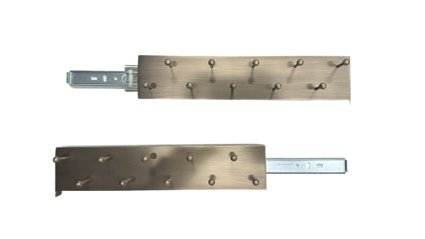 6244 - Double Row Slide Out Tie Rack